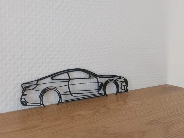 BMW F92 M8 silhouette wall art