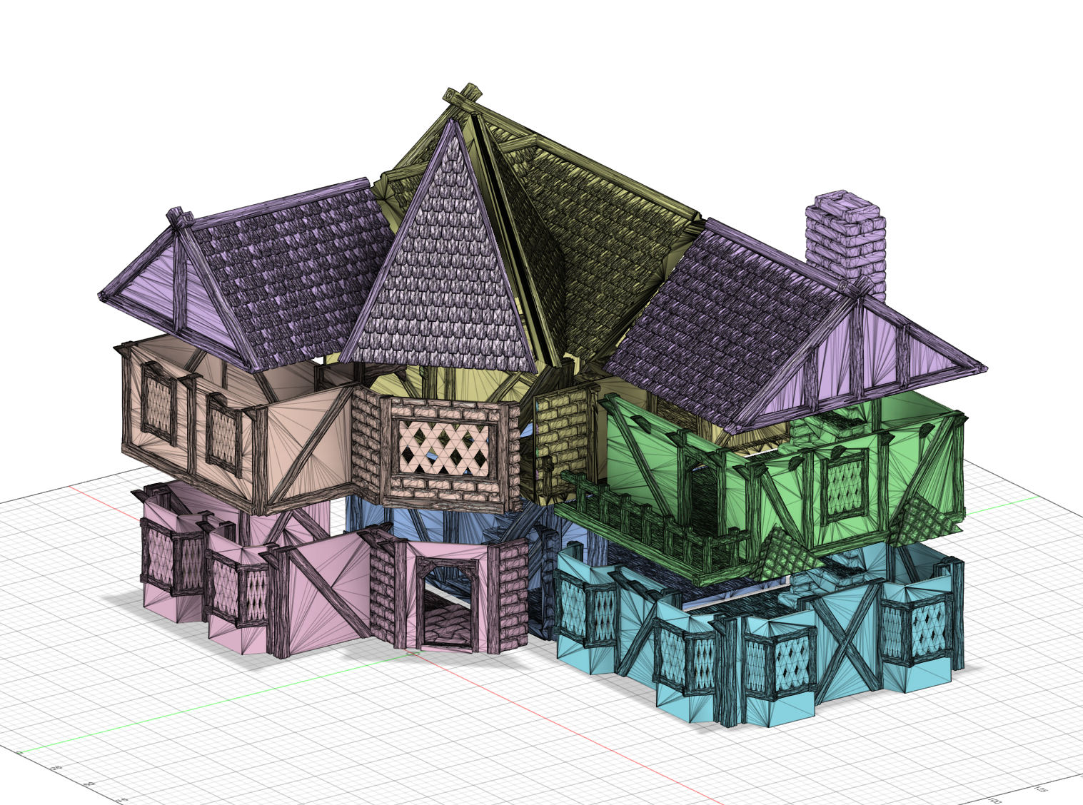 Fantasy Tavern 1 - Split for smaller printers