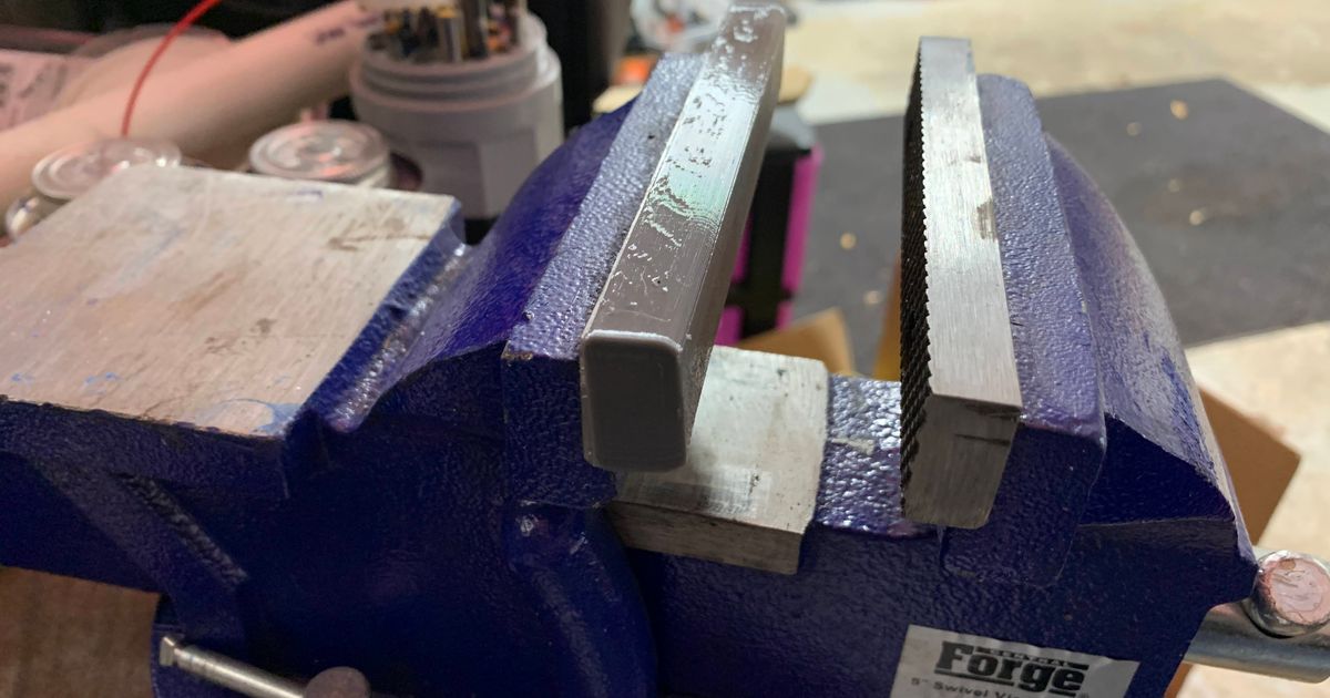 Harbor Freight Central 5" Vise TPU Soft Jaw Grips by