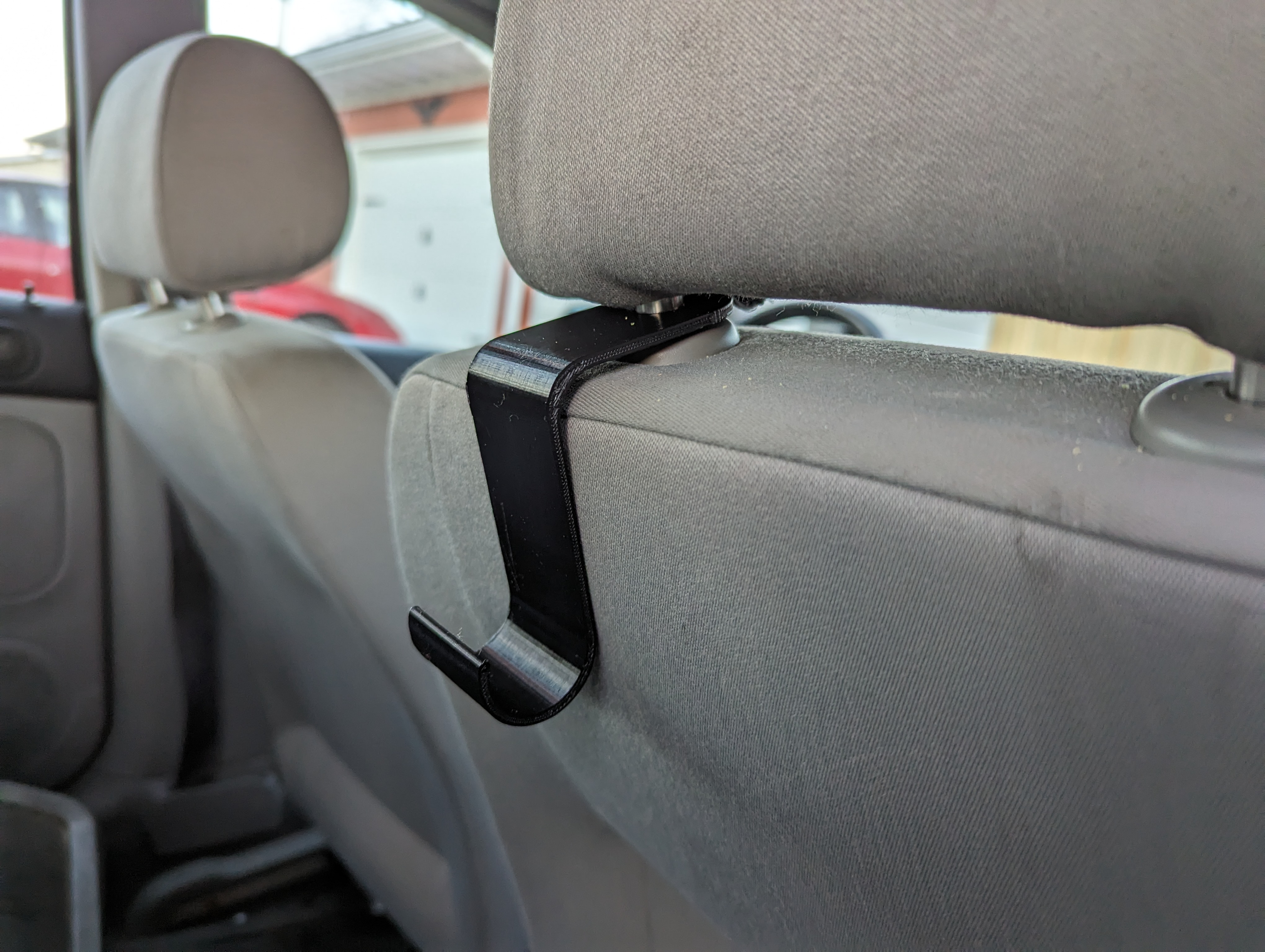 2 Pack Car Headrest Hooks, Leather Car Purse Holder, Car Back Seat Headrest  Hook | eBay