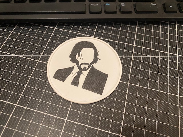 John Wick Coaster (John Wick Untersetzer)