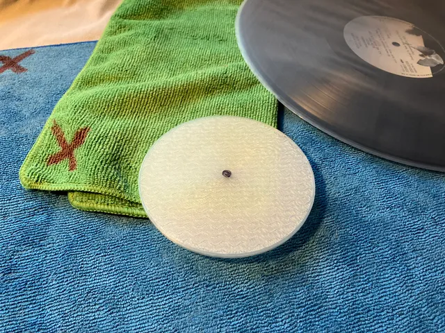 Vinyl Record Label Protector for use with cleaning fluid and brush