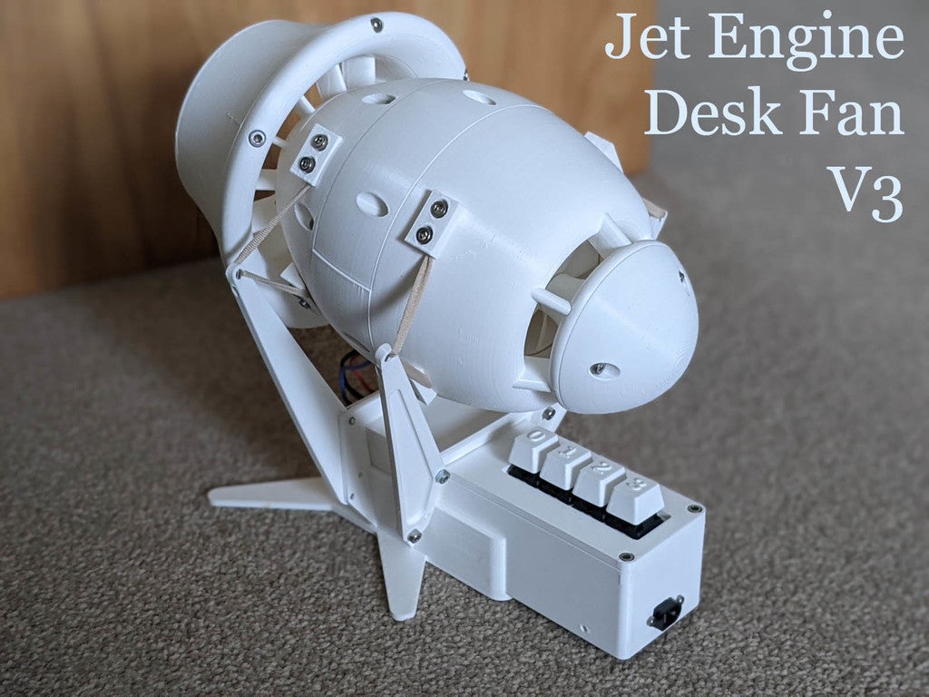 Jet Engine Desk Fan V3