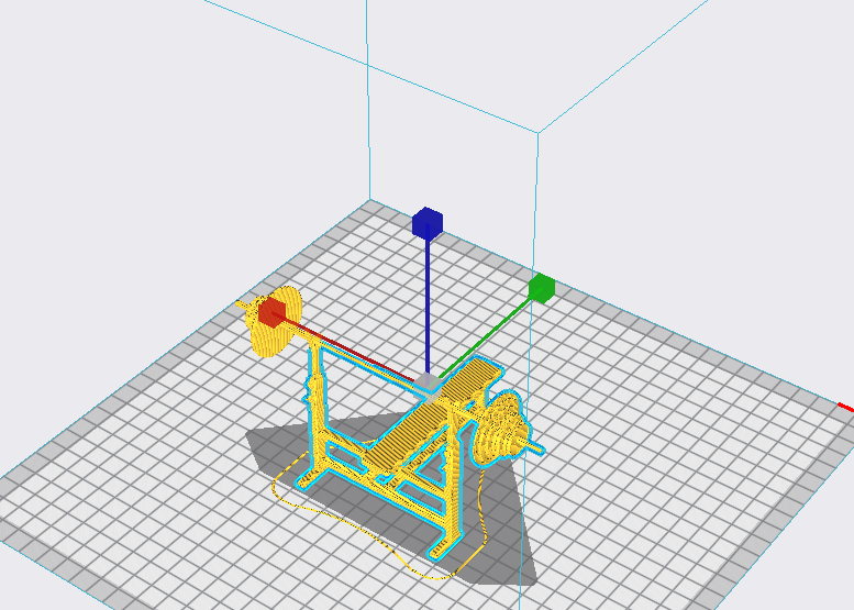 Miniatura 2 do modelo 3D finger bench press