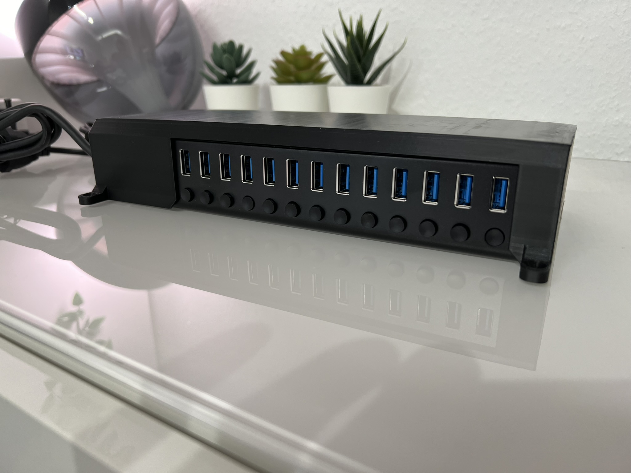 Under desk mount for rshtech 13 port usb 3 1 hub gen 2 by hgross