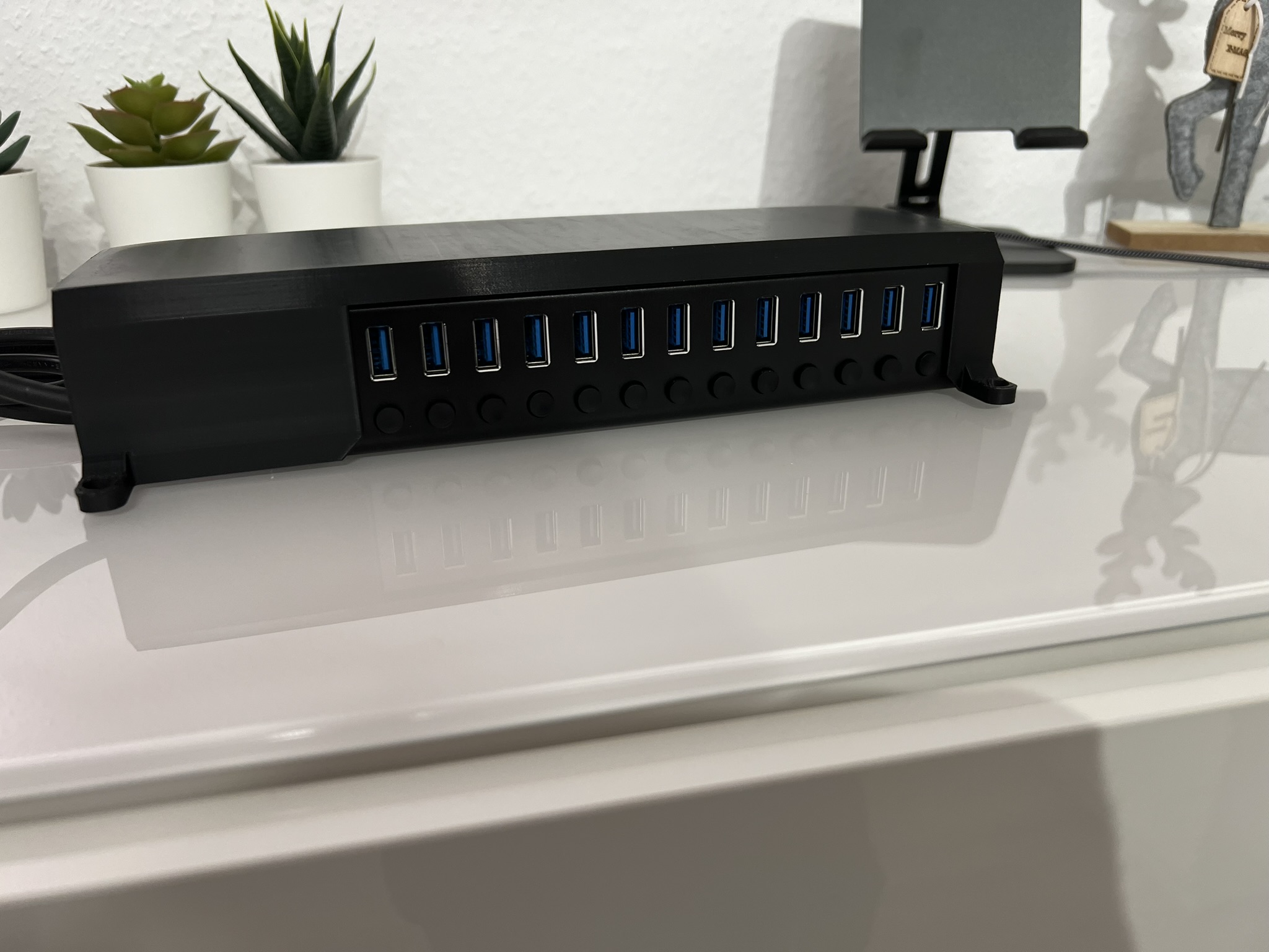 Under desk mount for rshtech 13 port usb 3 1 hub gen 2 by hgross