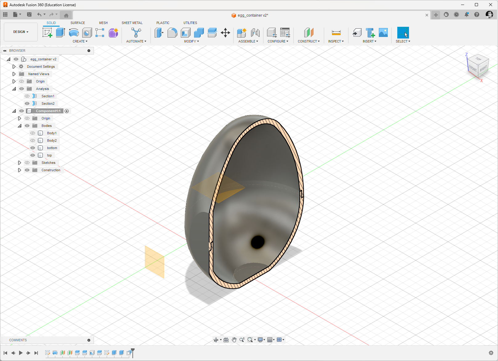 Miniatura 3 do modelo 3D An egg container