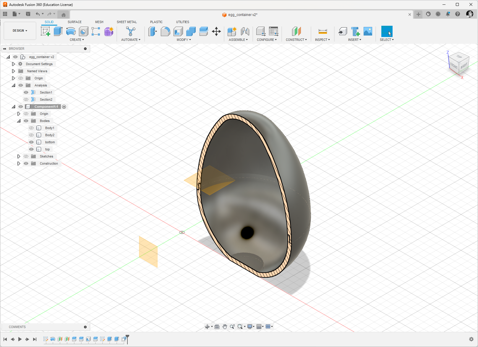 Miniatura 4 do modelo 3D An egg container