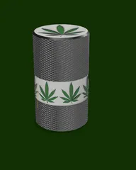 Knurled Stash Container