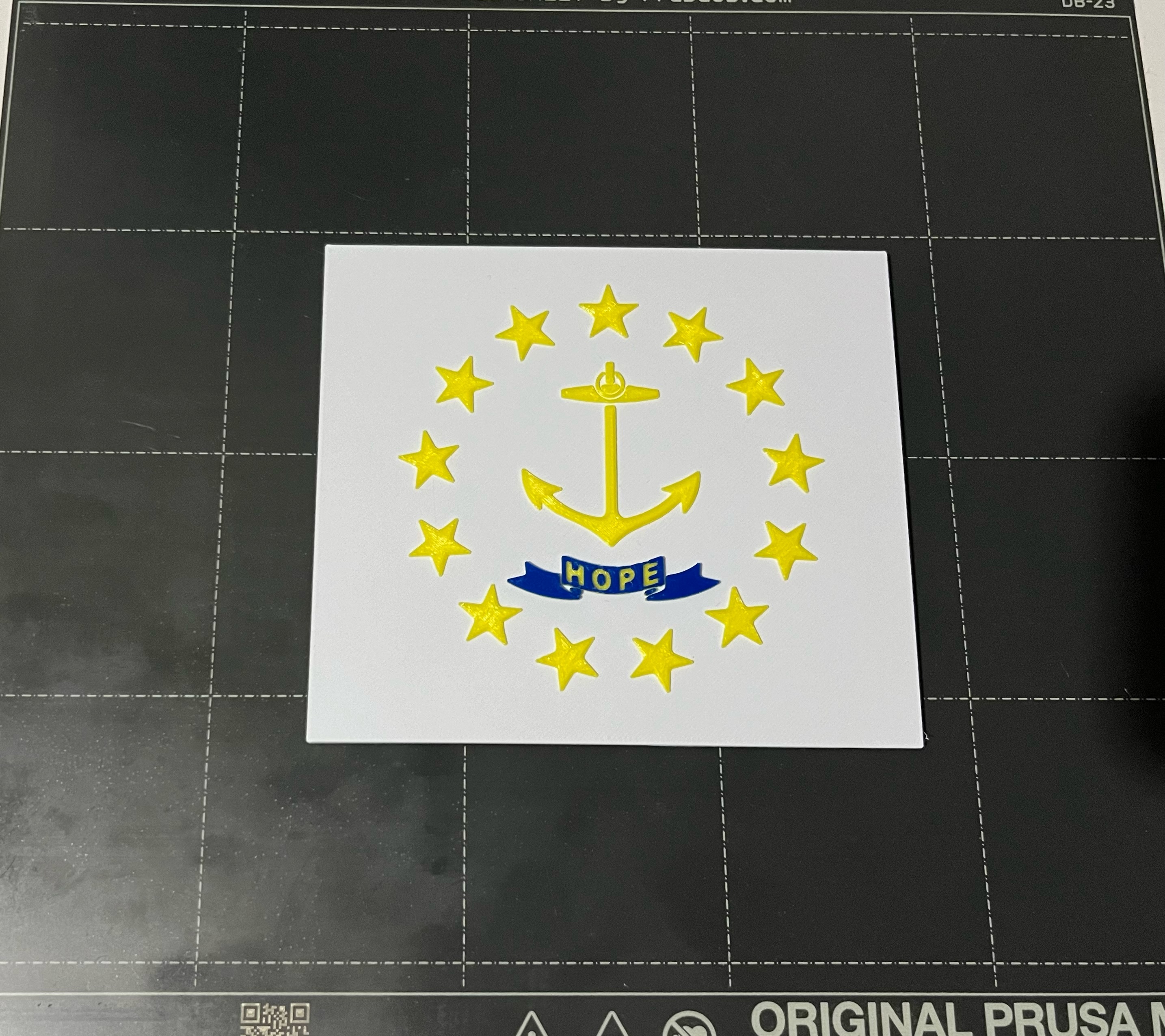 Rhode Island flag (no MMU required)