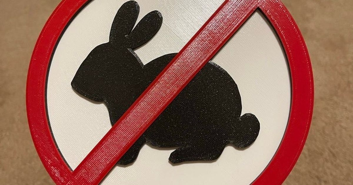 No rabbits allowed by BluecornNM Download free STL model
