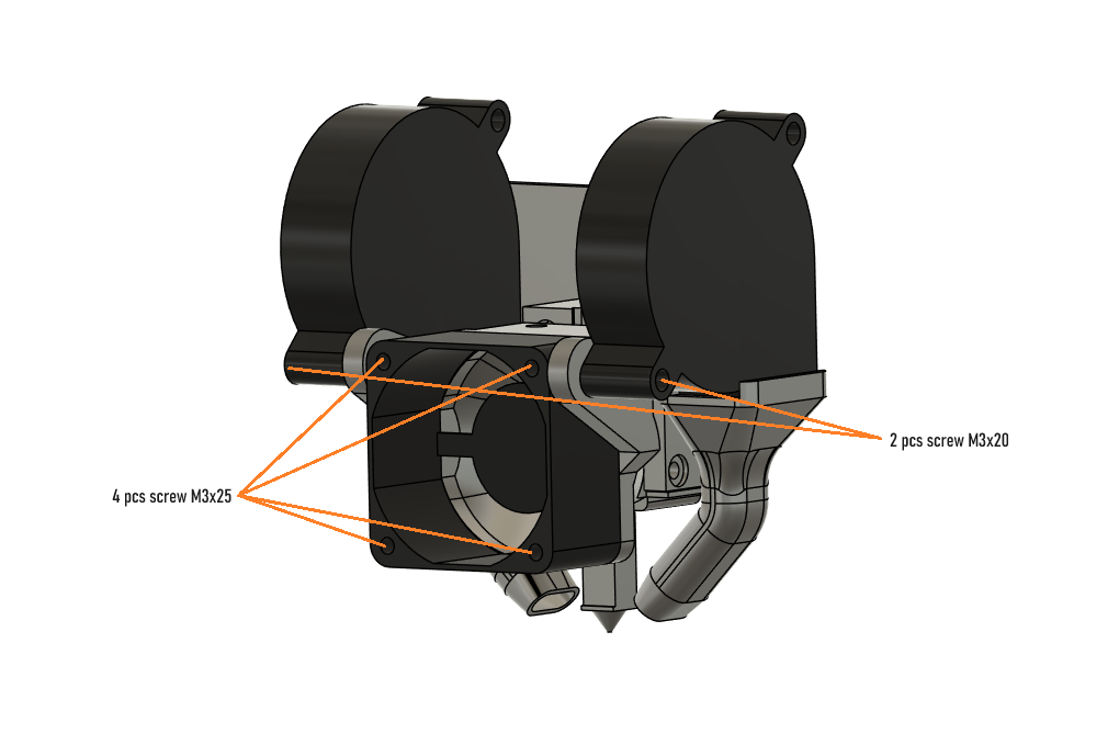 Ender 3 v2 - BambuLab hotend upgrade