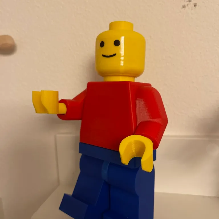 Lego Man Head for Blank Giant Minifig by 3DThing Download free STL model Printables