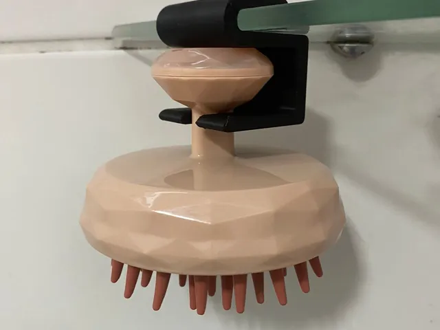 massager brush holder bathroom