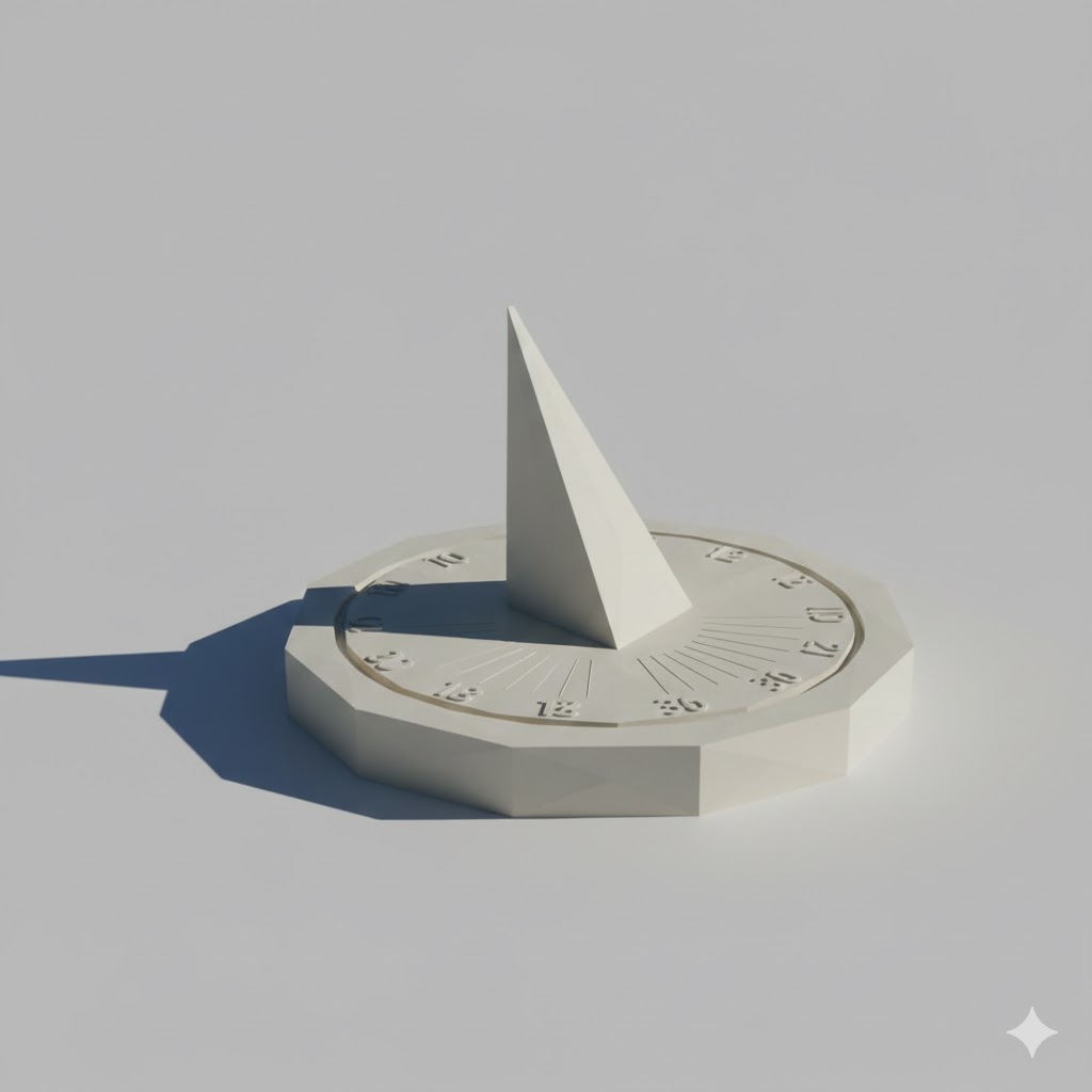 Low Poly Sundial