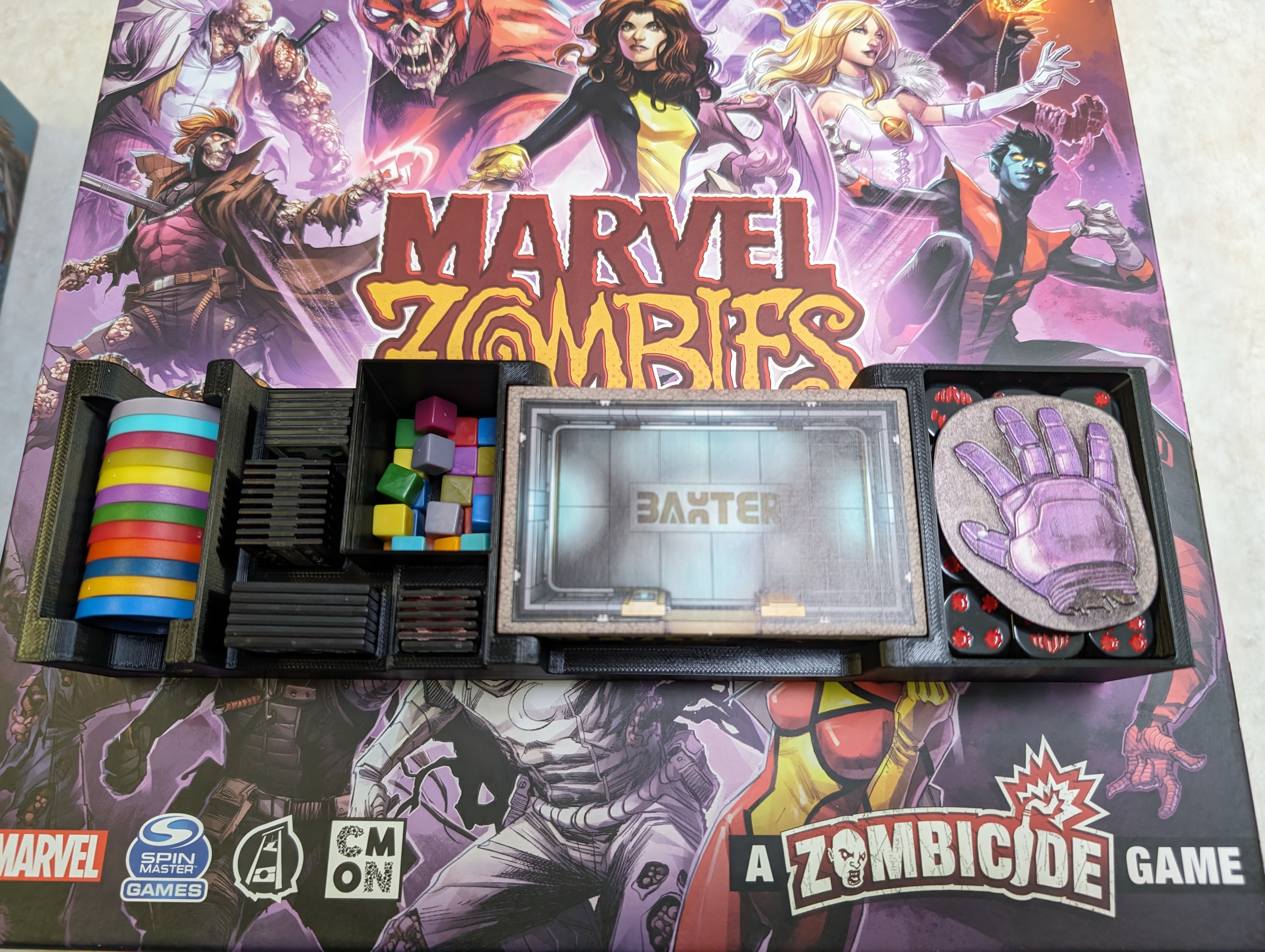 Plastic Token Tray for Marvel Zombies Insert by tshelley