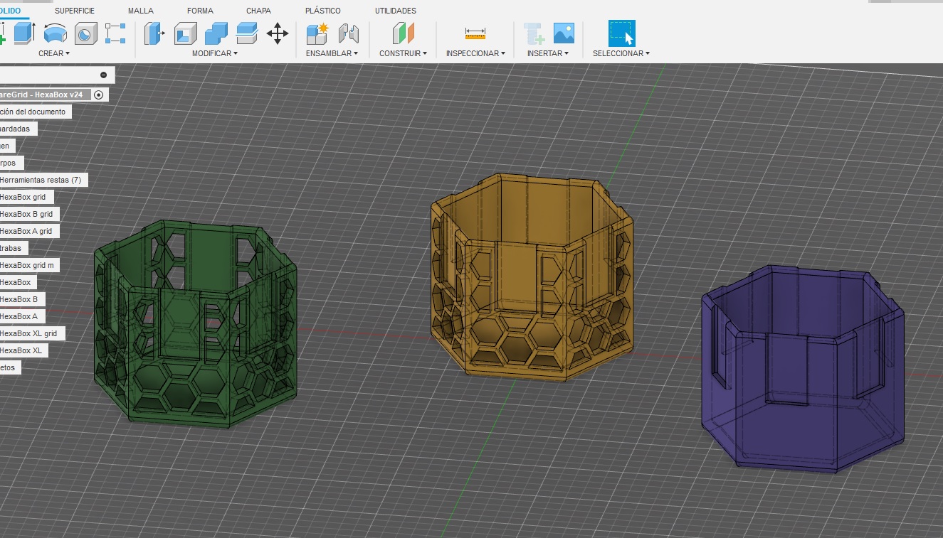 Miniatura 2 do modelo 3D Another HexaBox (small box)