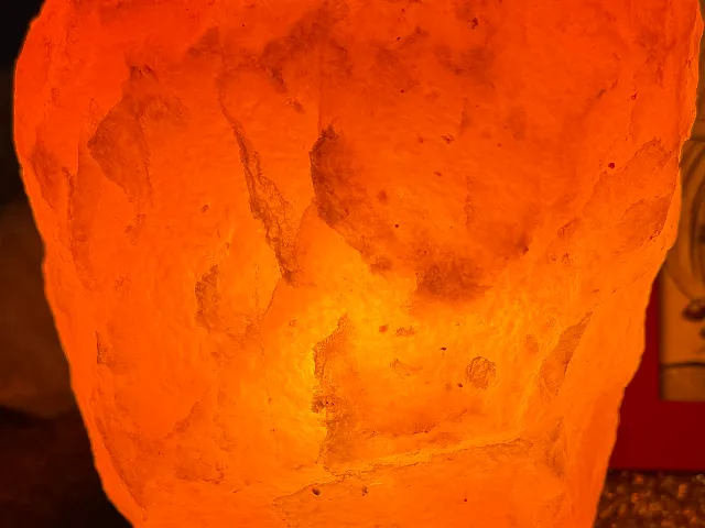 Salt Lamp base for 100mm round wooden type