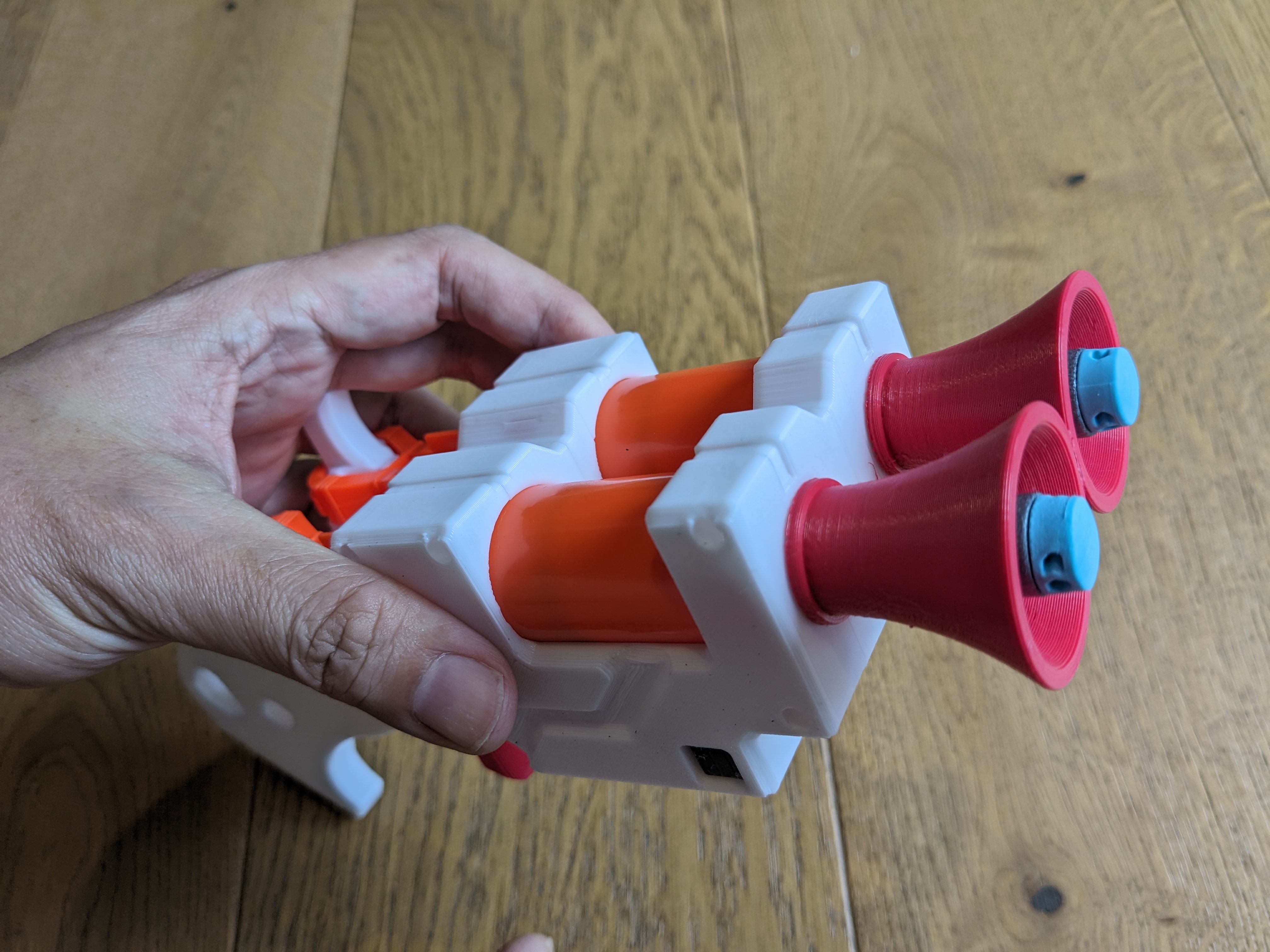 Flared muzzle for X-shot micro