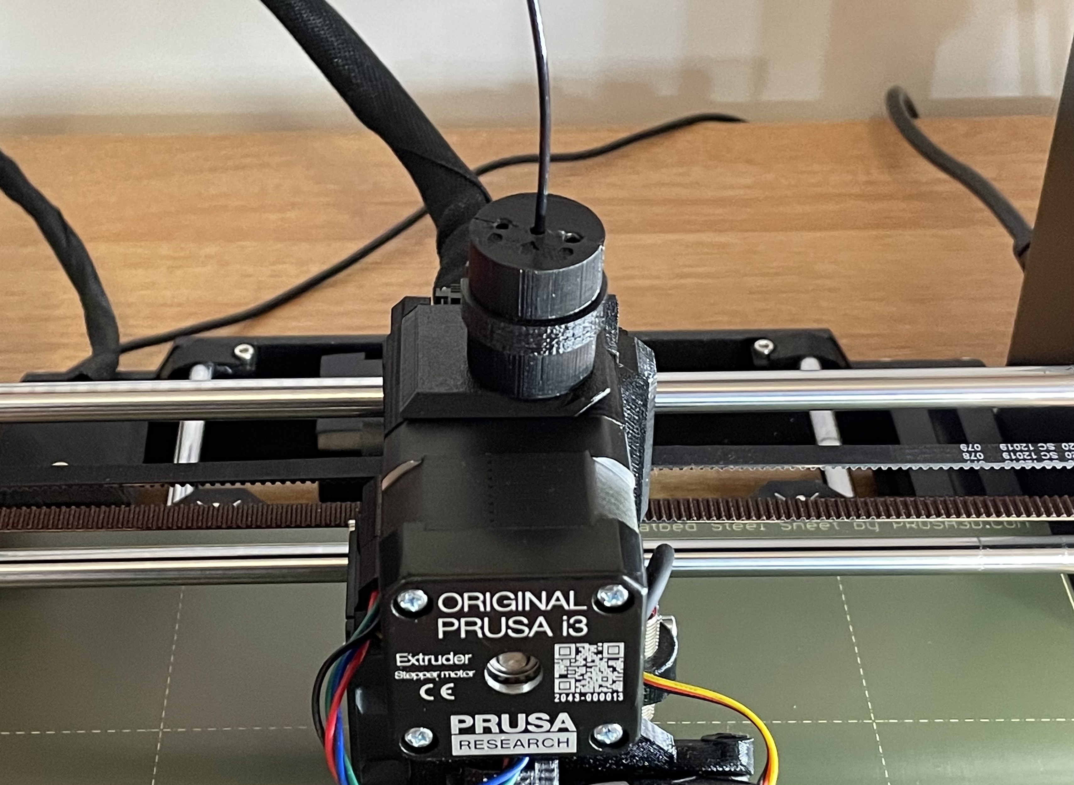 Prusa filament cleaner drum