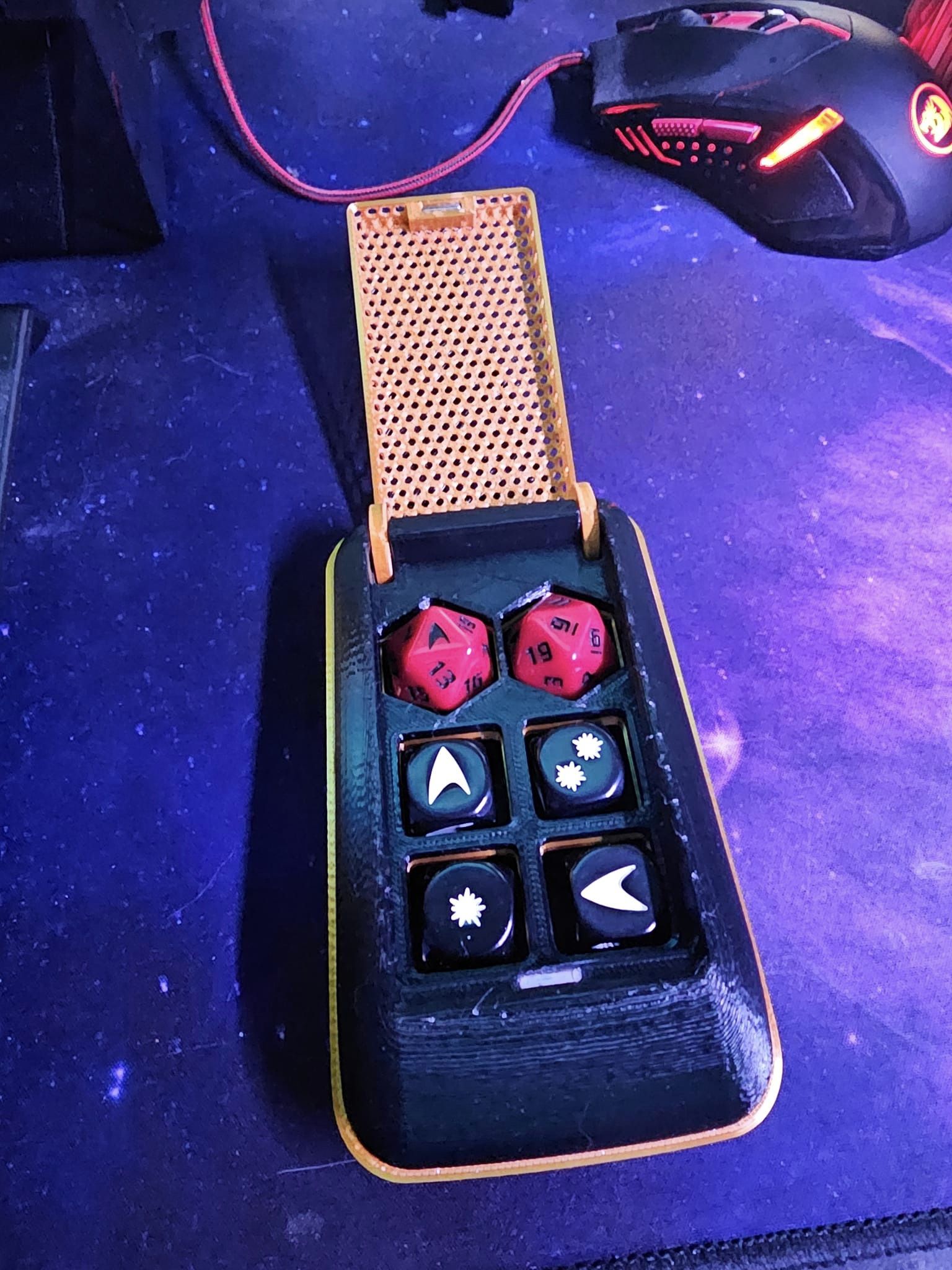 Star Trek Adventures Communicator Dice Box 3D model thumbnail