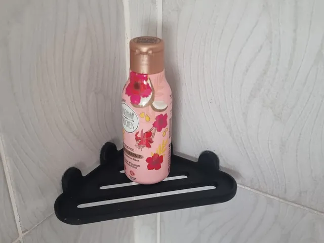 Shower gel holder without drilling