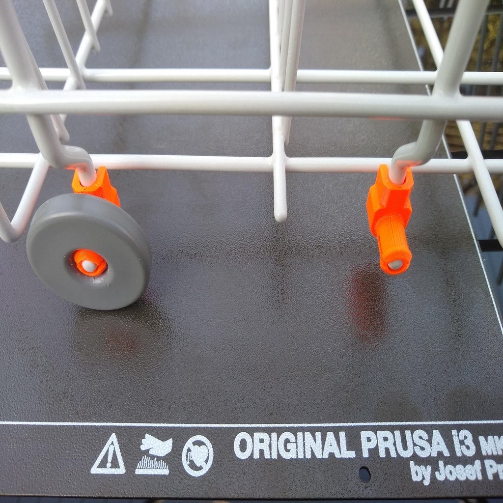 Dishwasher wheel clips (Ikea)