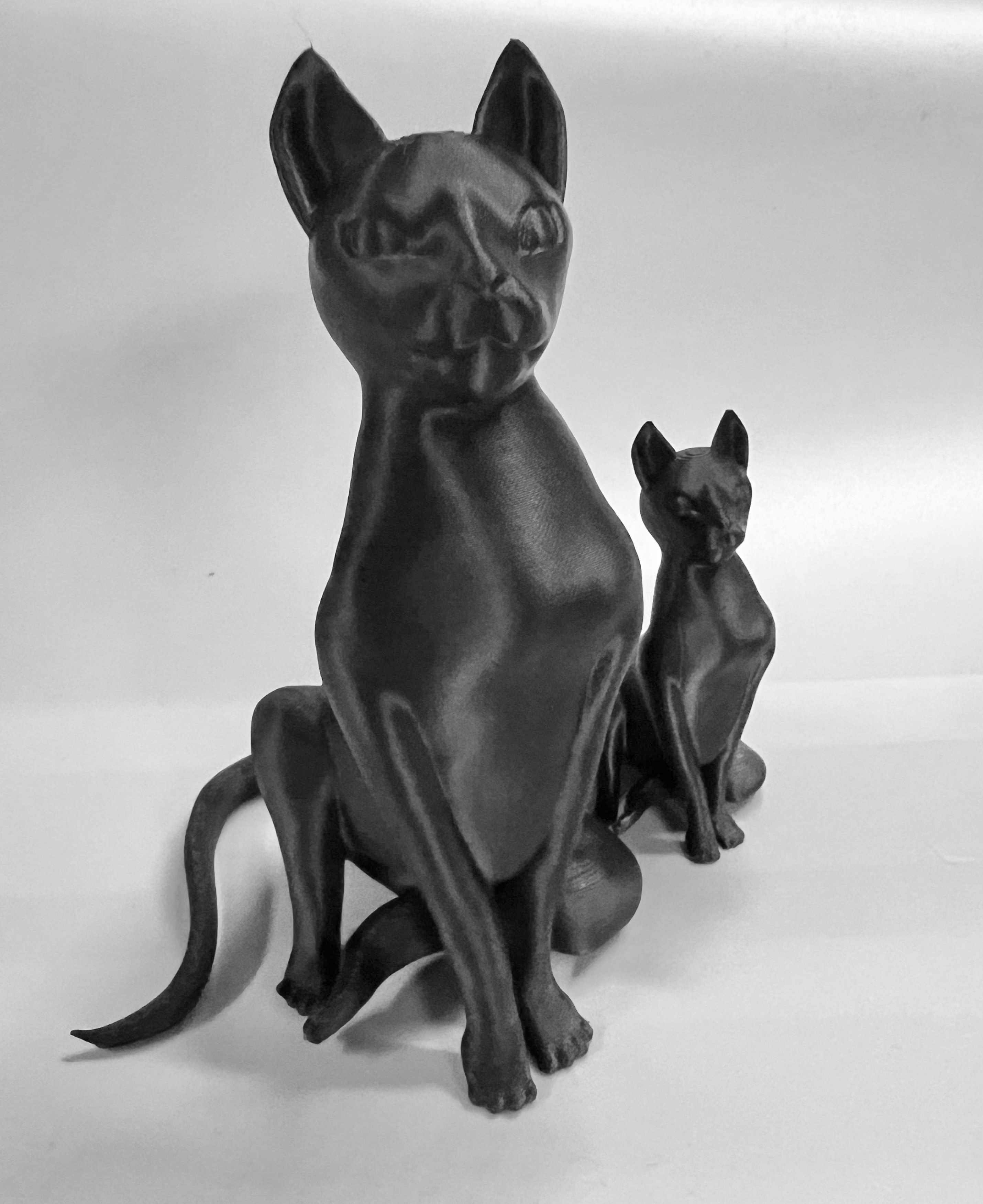 Sleek Egyptian Cat statue figurine