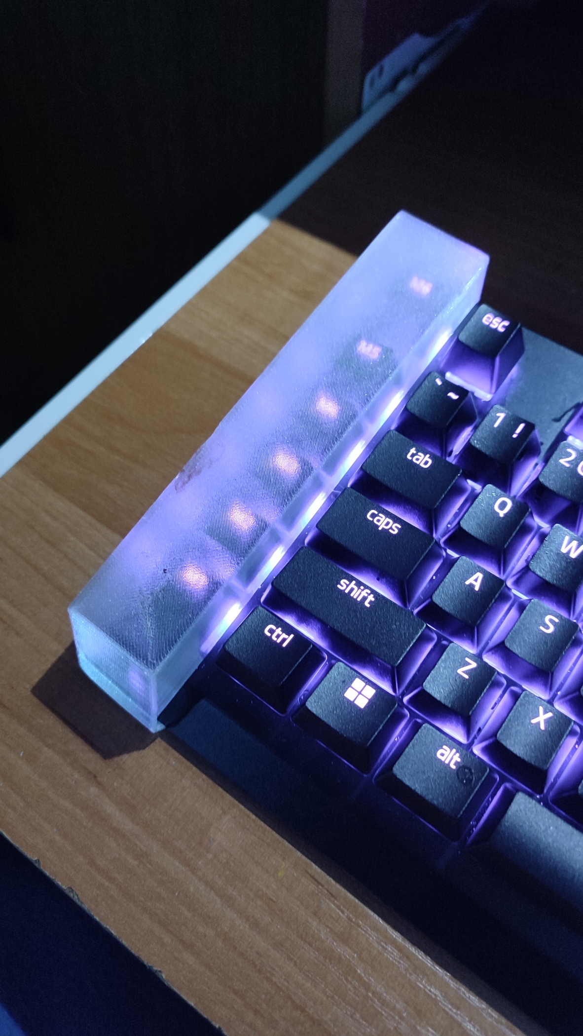 Partial cover for the keyboard Razer BlackWidow V4 X