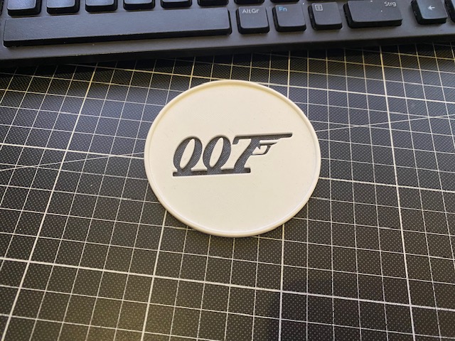 James Bond 007 Coaster (James Bond 007 Untersetzer) by 3D-Gang-Star ...
