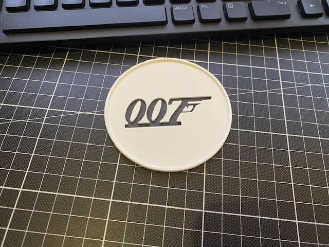 James Bond 007 Coaster (James Bond 007 Untersetzer) by 3D-Gang-Star ...