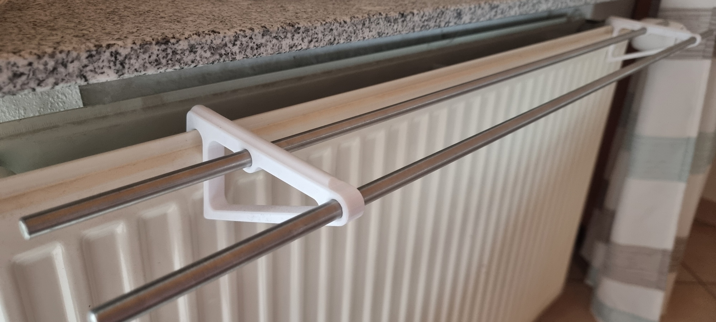 Towel holder for heating 10mm