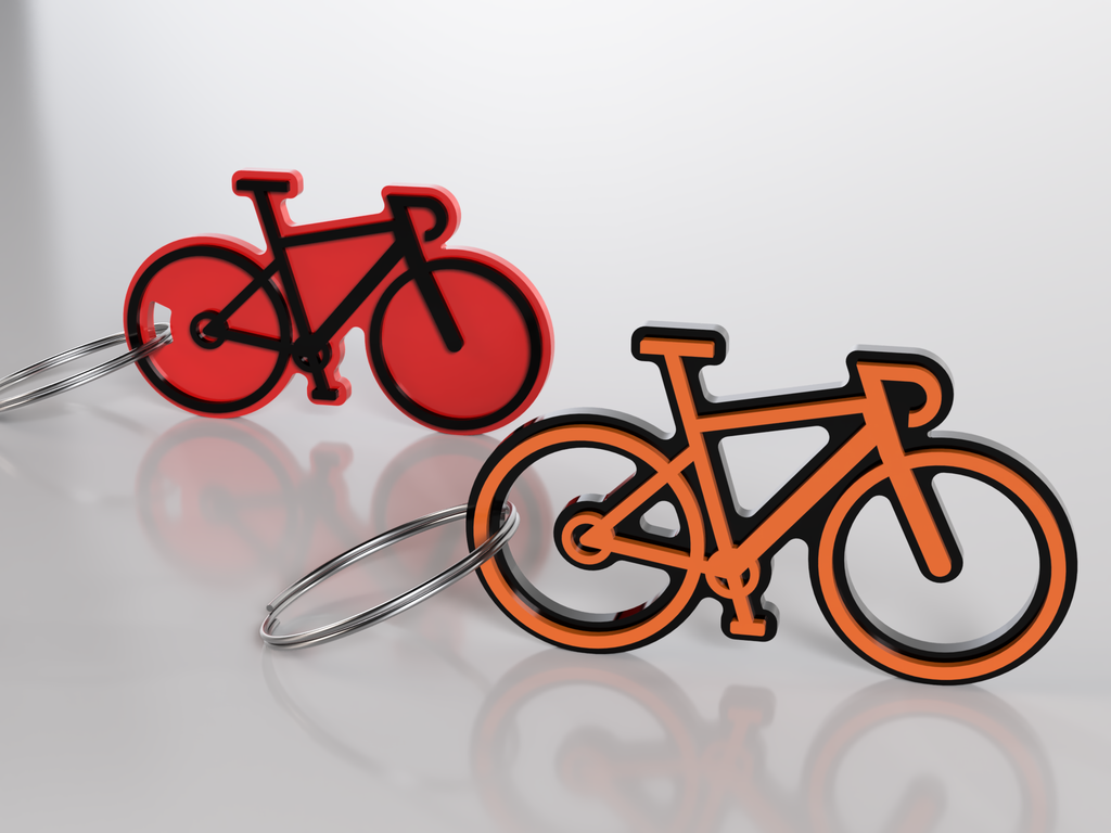 Bike keychain by dantech Download free STL model