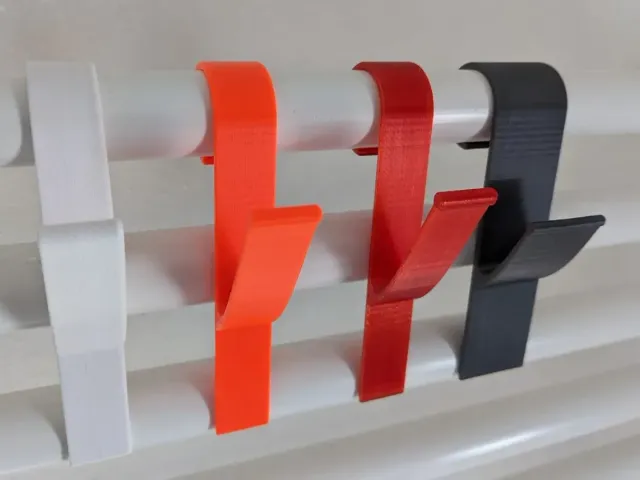 Towel hooks and holders for heater, shower, and pool - also for shower wipers