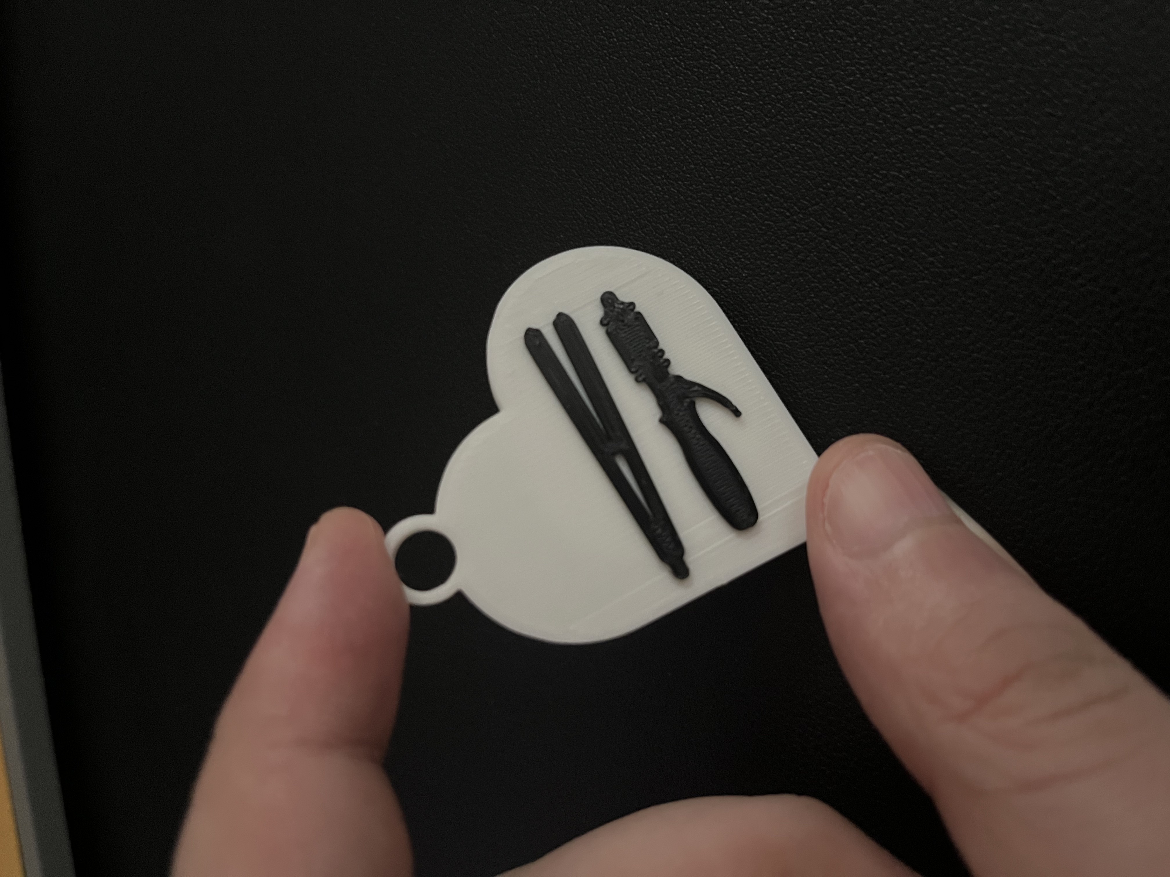 Hair Salon NFC Keychain