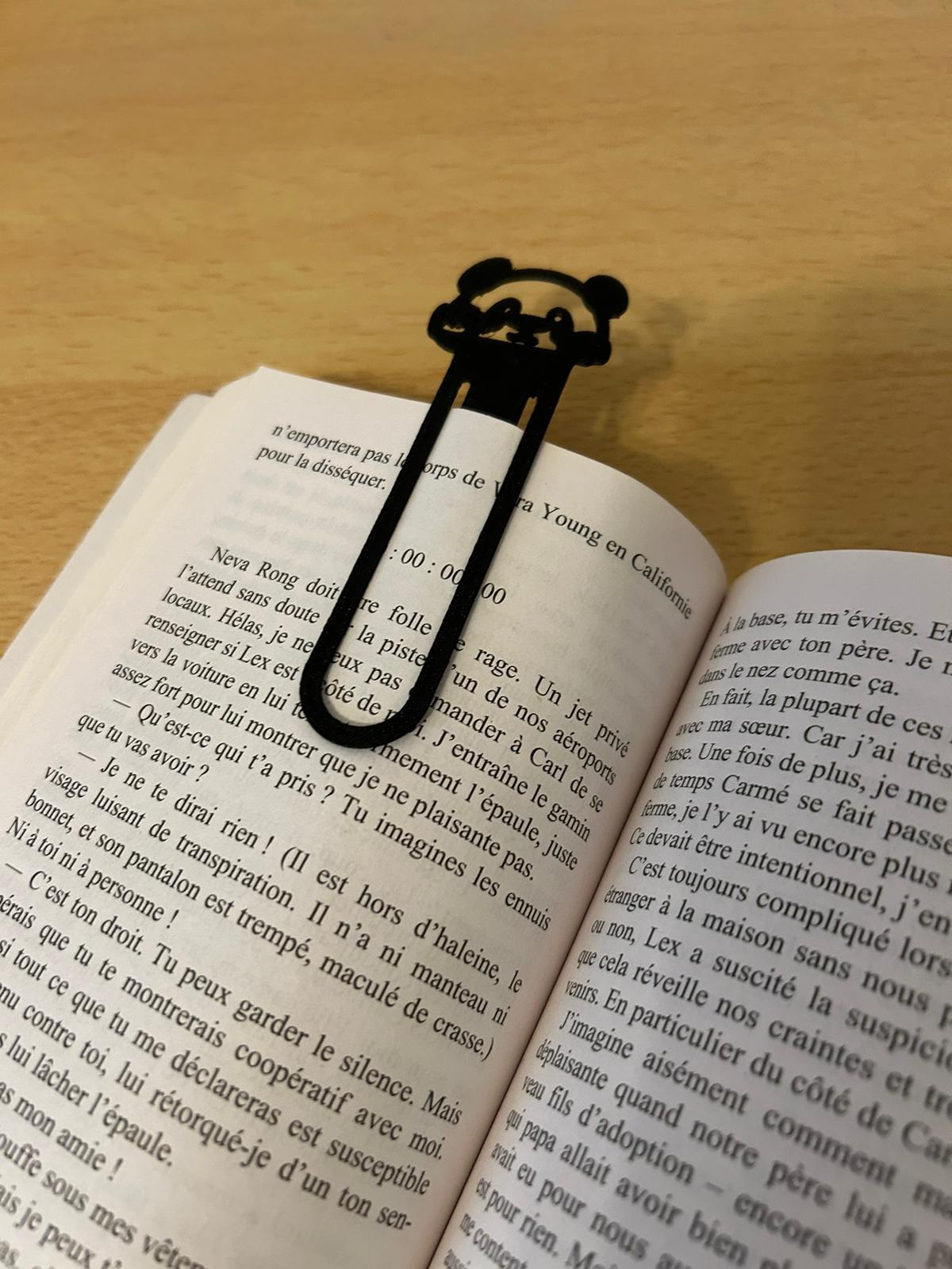 Miniatura 3 do modelo 3D Cute Panda Bookmark