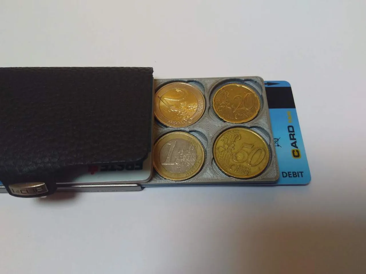 Euro coin holder for wallet by DHP