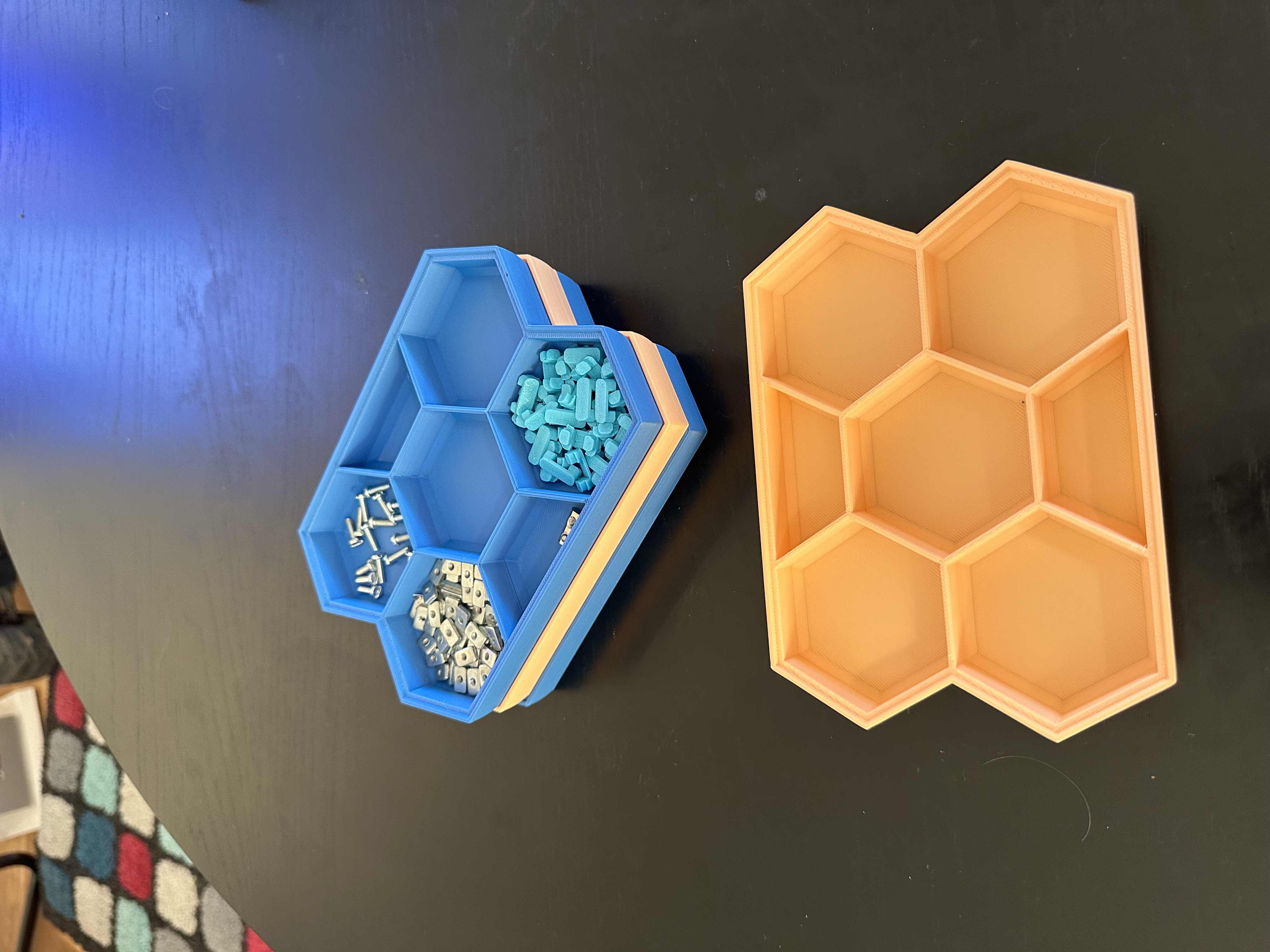 Stackable hextray 3D model thumbnail