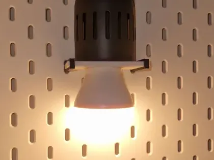Skadis Shelf Lamp