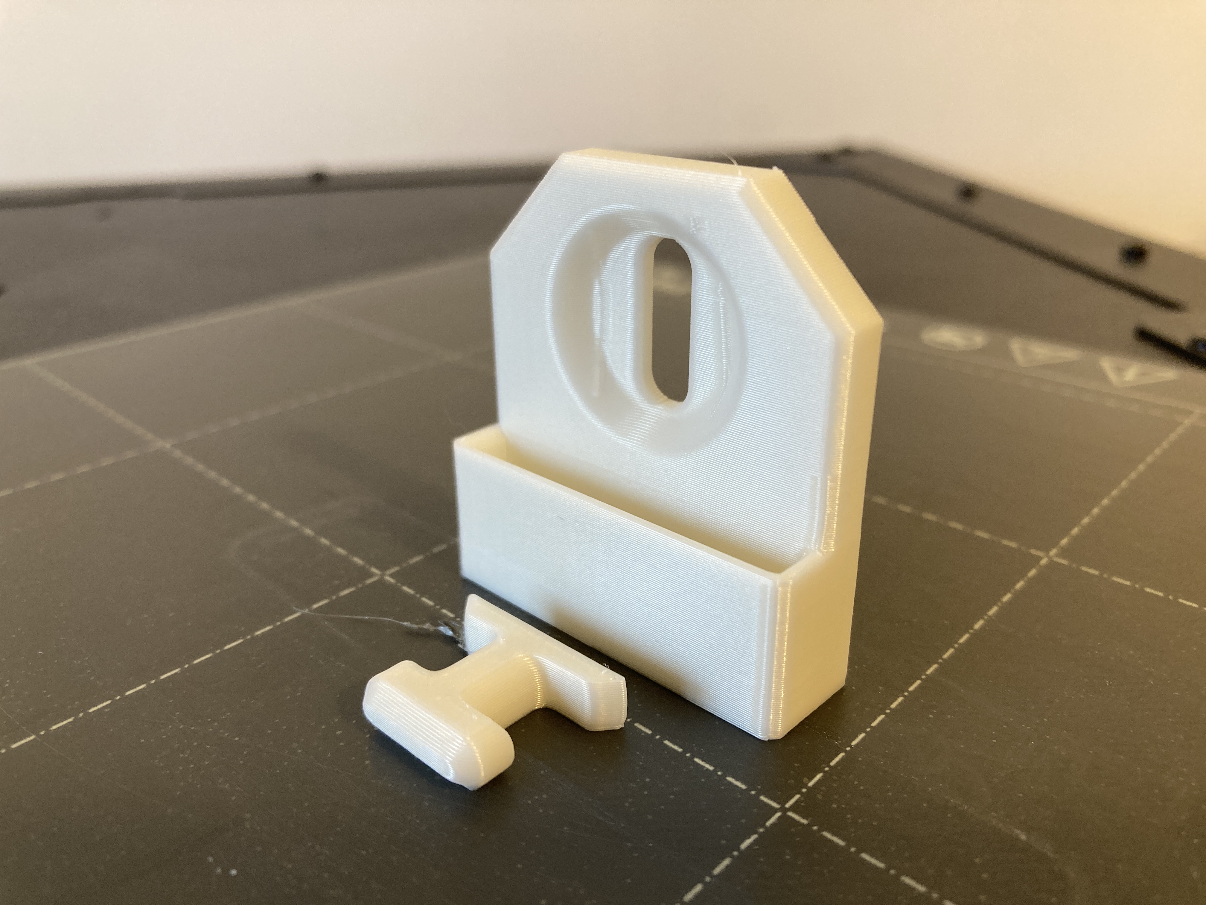 Miniatura 3 do modelo 3D Skadis Angle Meter mount using T-Clips