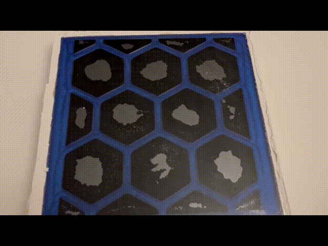 Hexagon modules for LED table