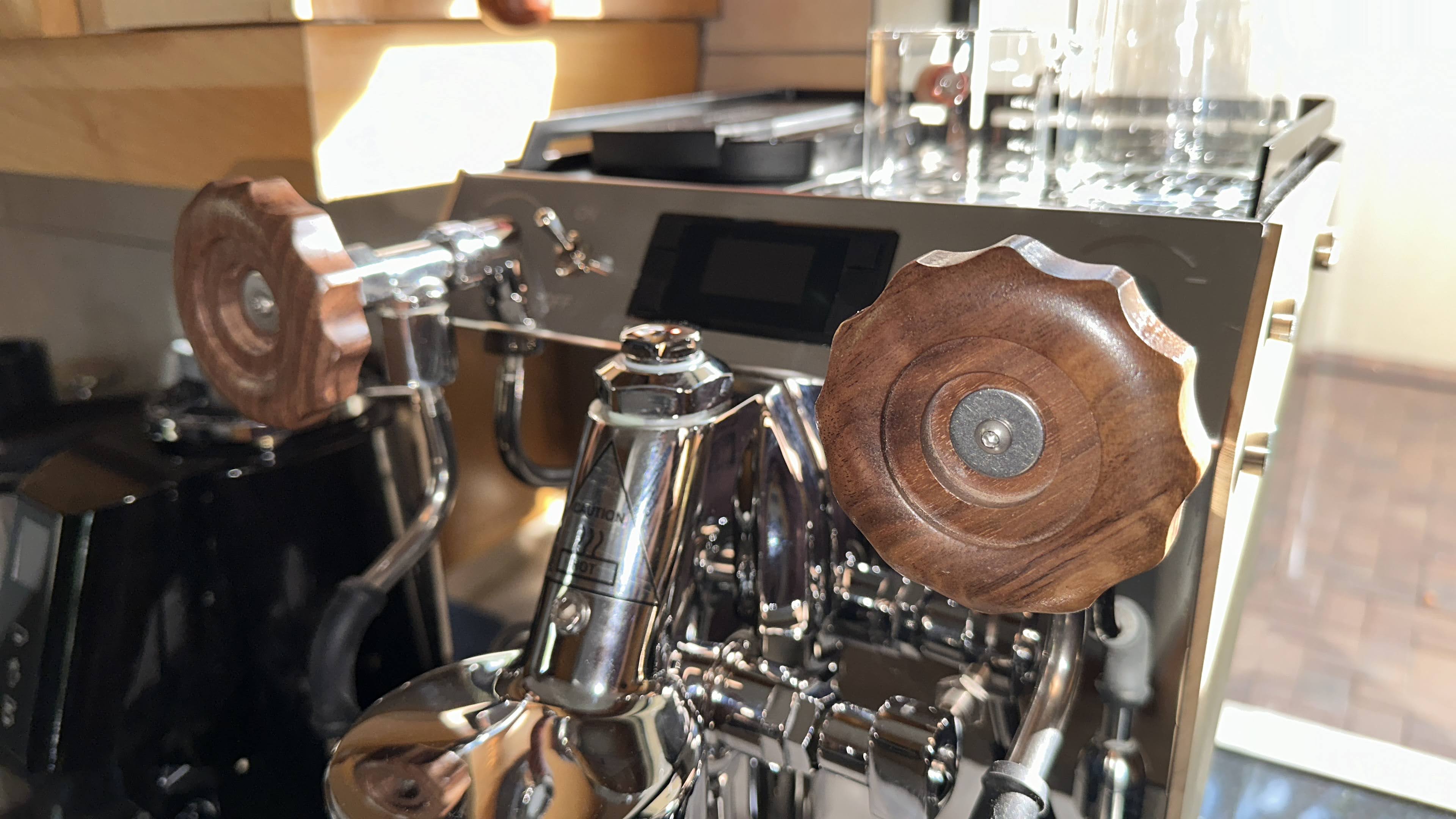 Crem one/Rocket Coffee Machine Wooden Dial Covers by Macieksa