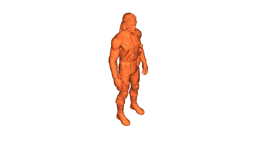 Solid Snake [Fortnite Skin] by Gabouque223, Download free STL model