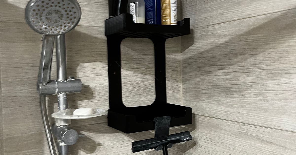 2level showers shelf by Grundi Download free STL model