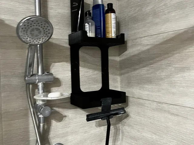 2-level showers shelf