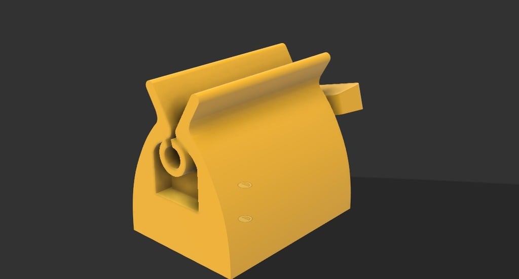 Miniatura 6 do modelo 3D Yet another tooth paste holder and squeezer