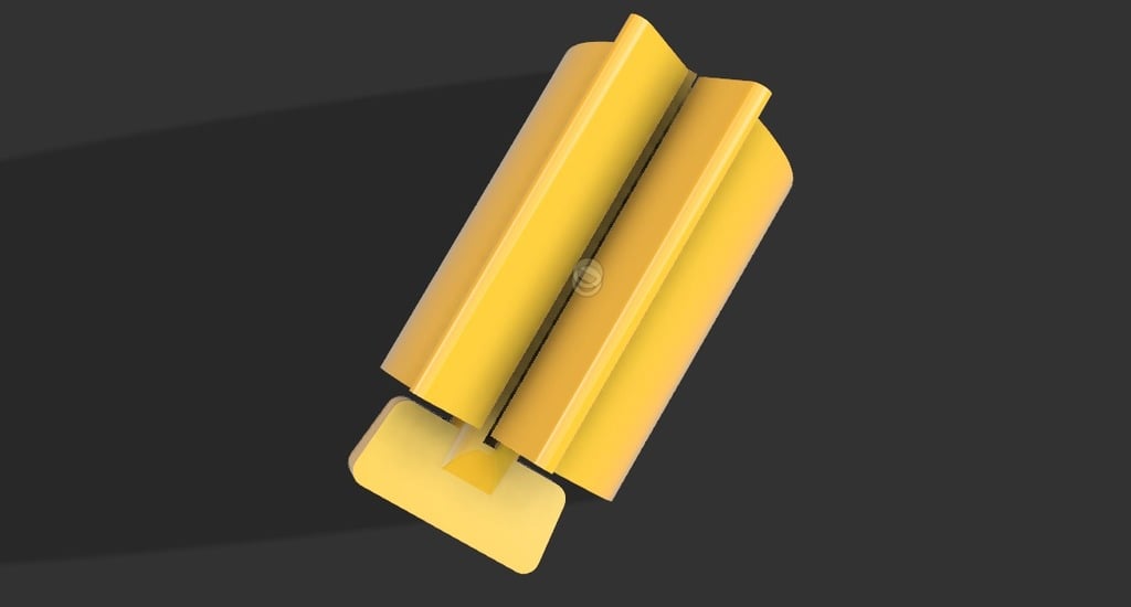 Miniatura 7 do modelo 3D Yet another tooth paste holder and squeezer