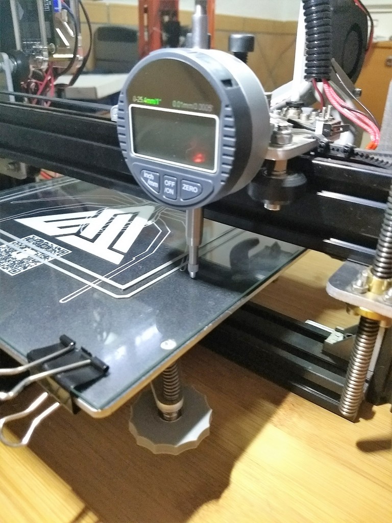 Dial indicator support for Tevo Tarantula by AntonioGPS Download free