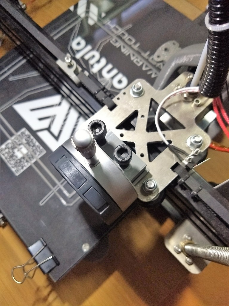 Dial indicator support for Tevo Tarantula by AntonioGPS Download free