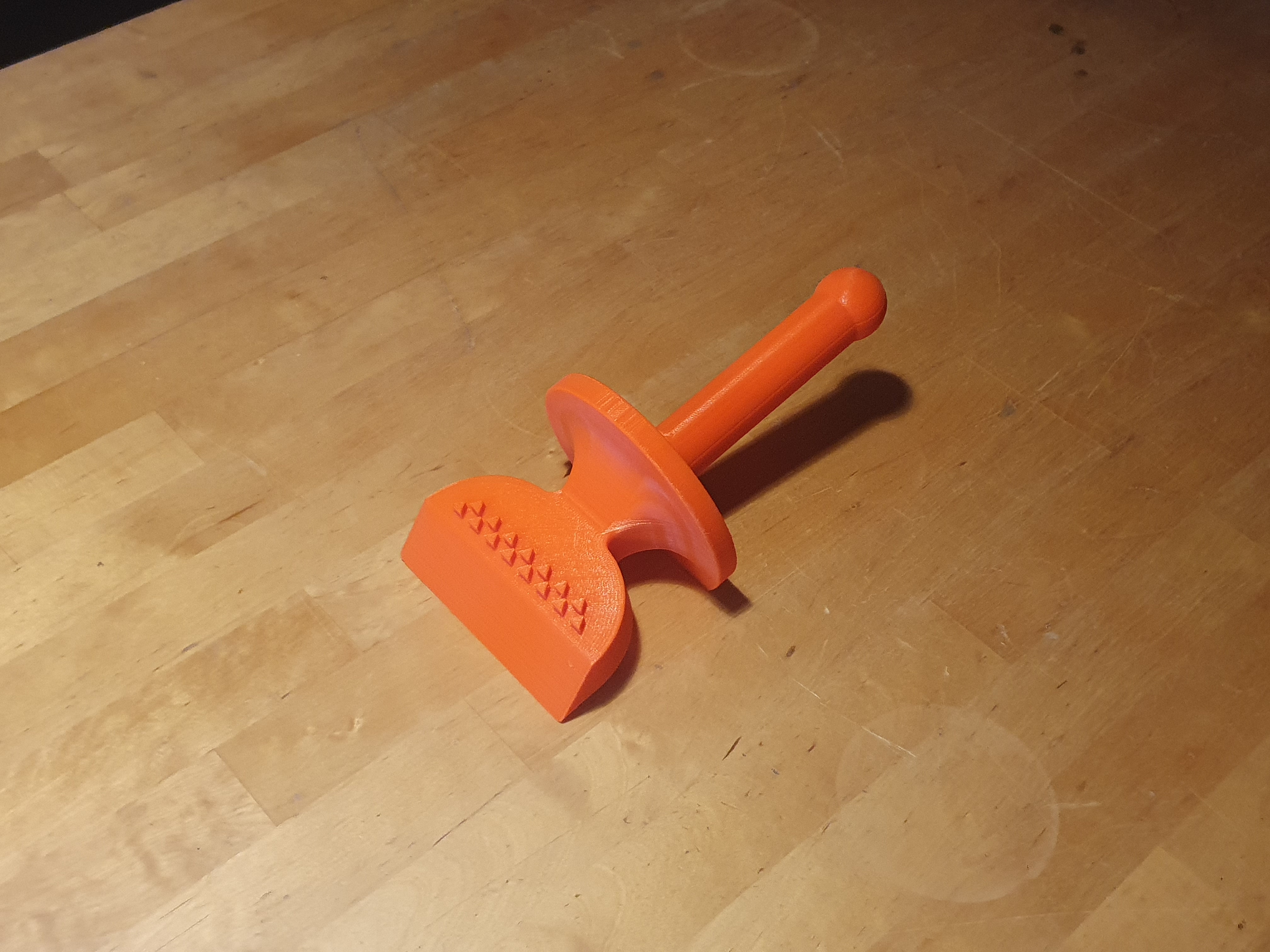 Florettkrazer, Eiskratzer mit Handschutz
